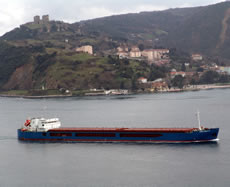 Судно «Челси-4» в проливе Босфор