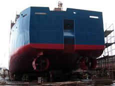 Кормовая часть судна типа «Челси»