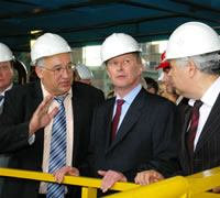 Делегация Правительства РФ на Севмаше.