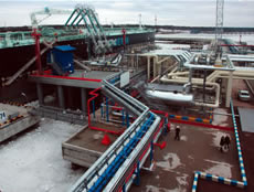 Порт Приморск. Причальный комплекс для загрузки танкерных судов