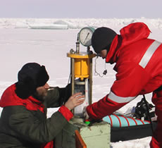 Изучение современных зимних гидрологических и ледовых процессов в Северном Каспии